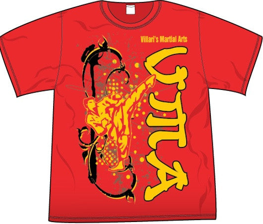 CLOSEOUT !Red VMA Kicking T-Shirt